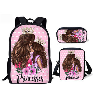 Torna a Scuola Super-Mamma Sacchetti di Scuola per le Ragazze Dei Bambini 3 pz/set Harajuku Studenti Kawaii Borse Libro Mochila Escolar - Product Image 5