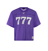 Maillot de sport original Penpace 2026 été unisexe en maille transparente imprimée lettres numériques coupe ample col en V