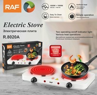 Plaques chauffantes électriques à double brûleur pour la cuisson
