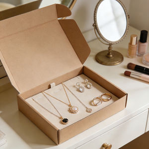 Custom Folding <b>Paper</b> Kraft Corrugated <b>Cardboard</b> Shipping Mailer Gift Packaging Boxes - Product Image 2