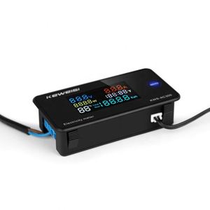 Medidor <span class=keywords><strong>Digital</strong></span> de Electricidad CA 50~300V <span class=keywords><strong>10A</strong></span>, Voltímetro, Amperímetro, Medidor de Potencia, Corriente, Voltaje <span class=keywords><strong>y</strong></span> Temperatura - Product Image 3