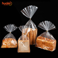 Sacs en plastique transparents OPP pour boulangerie, sacs transparents personnalisés avec logo pour pain, toasts, beignets, croissants, emballage alimentaire
