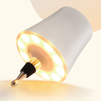 Lampe de bouteille sans fil RGB moderne, étanche, batterie 4000 mAh, type C, lampe de table à gradation progressive, lumière d'ambiance pour bouteille de vin