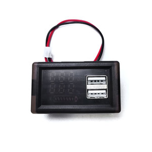ZFX-3080 LED <span class=keywords><strong>Display</strong></span> <span class=keywords><strong>Digital</strong></span> Duplo Voltímetro Interface Dupla Indicador De Alimentação De Bateria De Lítio Ácido Universal DC 9 24V - Product Image 1
