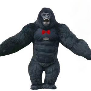 Hot Bán Inflatable Khỉ Đột Linh Vật Trang Phục Khổng Lồ Sang Trọng Vui Đảng Phim Hoạt Hình Nhân Vật Động Vật Trang Phục - Product Image 1