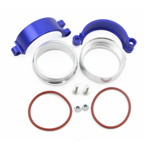 Abrazadera de escape de aleación de aluminio Auso-Racing de 2, 2.5, 3, 3.5 y 4 pulgadas para modificación de tuberías rectas de automóviles - Product Image 3
