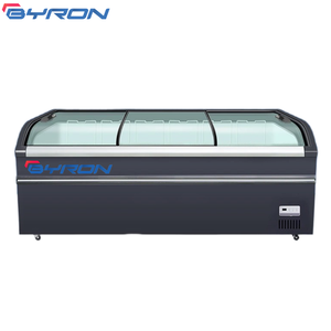Congélateur commercial à porte vitrée incurvée pour produits <span class=keywords><strong>de</strong></span> <span class=keywords><strong>porc</strong></span> européens, idéal pour les marchés <span class=keywords><strong>de</strong></span> gros - Product Image 1
