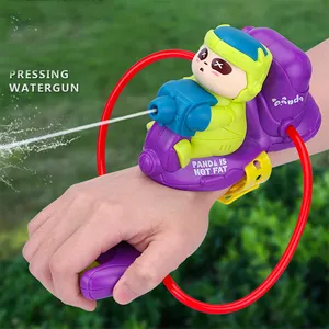 Custom Wholesale Summer Mini Water Pressure Gun Toys Small Plastic For Kids Spray Funny Wrist Shooter Water Gun