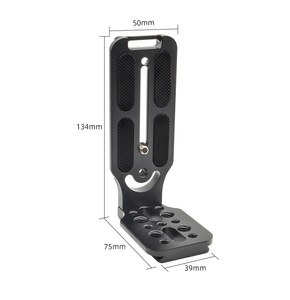 Plaque de fixation rapide en forme de L pour appareil photo, accessoire en aluminium pour prise de vue verticale, support pour stabilisateur Zhiyun <span class=keywords><strong>Ronin</strong></span> SC, trépied DSLR - Product Image 1