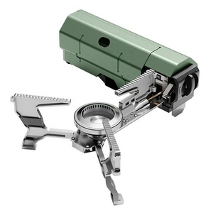Single Ultraleichter Mini Outdoor Klapp stahl Gasherd Tragbarer wind dichter Ofen brenner <span class=keywords><strong>Camping</strong></span> Butan angetrieben Automatik - Product Image 2