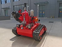 Robot de sauvetage intelligent télécommandé Guoxing RXR-M40D-880T pour la lutte contre les incendies, construction en acier, certifié CE ATEX pour les opérations incendie