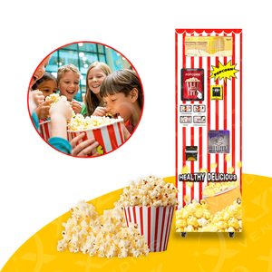 24 Hours Self-service Store <b>Popcorn</b> Vending <b>Machine</b> for Sale - Product Image 1