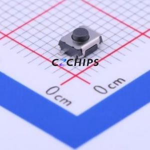 TSA343G00-250J4 Tactile Switch SMD Switch Single Pole Single Throw Round Button 2.5N Vertical Mount - Product Image 1