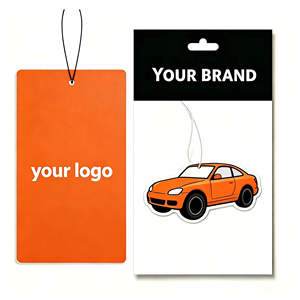 Ambientador de Coche Personalizado con Diseño de Coche Verde de Dibujos Animados, Aroma Duradero - Product Image 3