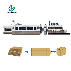 Автоматическая линия для производства гофрокартона с печатным оборудованием и фальцевально-склеивающим комплексом - Product Image 2