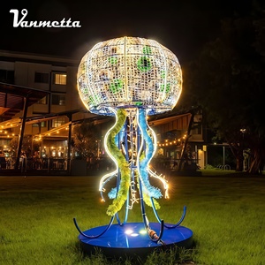 Lumière décorative LED en forme <span class=keywords><strong>de</strong></span> méduse, étanche IP65, <span class=keywords><strong>pour</strong></span> événements festifs, places thématiques, motif animal lumineux, couleurs personnalisables - Product Image 1