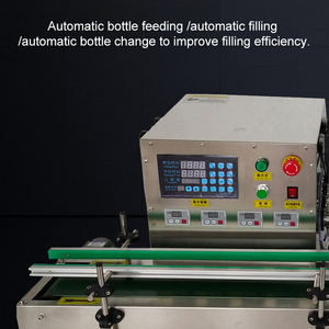 Machine de remplissage entièrement automatique à 4 têtes pour eau, huile, jus, lait, boissons, huiles essentielles, vin, détergent, shampoing - Product Image 5