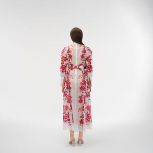 Vestidos Elegantes OEM con Cintura Media, Estampado y Corte Holgado para Mujer - Product Image 3