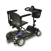 Scooter Elétrico Dobrável Leve KSM-906 para Idosos com 4 Rodas, Alcance de 20-25km, Garantia de 18 Meses