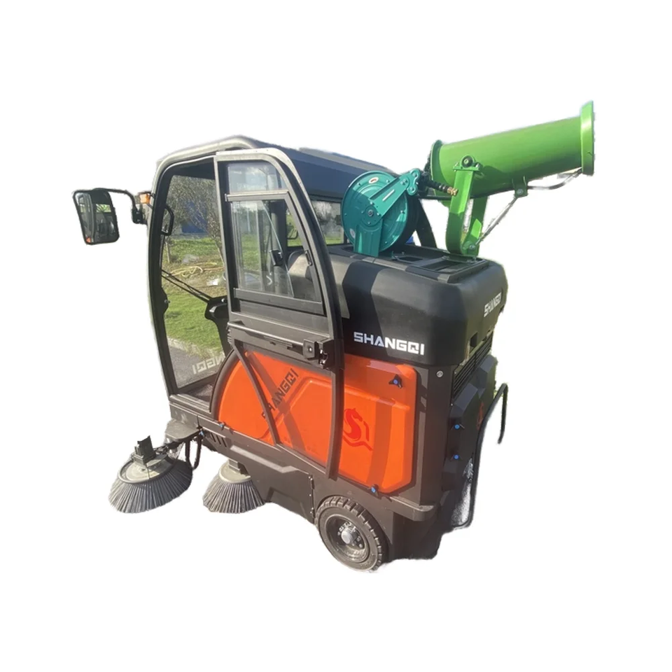 SW190 Heavy Duty Ride on Sweeper Electric Long Battery Life Dust ...