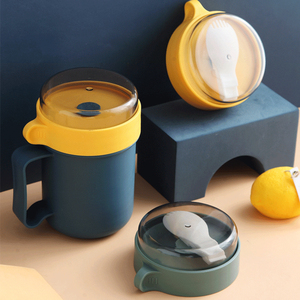 Best Selling Lunch Box Food Storage <strong>Container</strong> <strong>Breakfast</strong> Plastic Sealed Soup Porridge Pot Cup Overnight Oats <strong>Container</strong> - Product Image 5