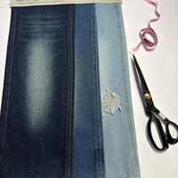 Tissu denim économique 12 OZ, lourd, non extensible, mélange viscose, en rouleaux, pour pantalons décontractés pour hommes
