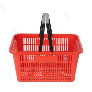 Cesta de Compras para Supermercado de 20L/28L con Asa Cómoda, Cesta de Plástico de Calidad para Compras - Product Image 4