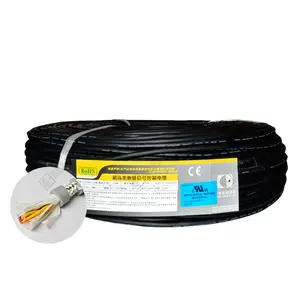 Fleksibel tinggi foil. 11/0.16TS + aluminium foil + 16/3/0.09TSpositive standar twisted pasangan kabel terlindung