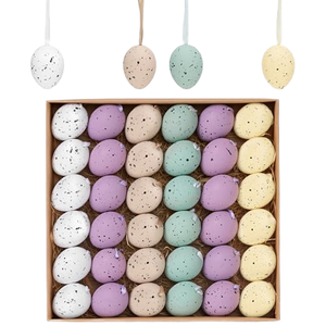Huevos de Pascua de Plástico Liso de Calidad Superior para Manualidades de Pintura DIY, Decoraciones de Fiestas en Interiores y Soporte para Huevos de Pascua, Venta al Por Mayor - Product Image 1