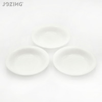Assiette Moderne en Porcelaine Jozing – Durable et Compatible Lave-Vaisselle Blanc Pur pour Hôtels, Anniversaires, Collations et Assaisonnements (Sauce Soja)