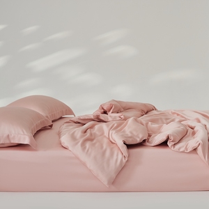 Nhà Máy Nhà Máy Sợi 100% Tự Nhiên Bộ Đồ Giường Đặt Đầy Màu Sắc <span class=keywords><strong>Comforter</strong></span> Bìa Giường Khăn trải Giường Duvet Cover 4Pcs Lyocell Đám Cưới Nhà Giường Đặt - Product Image 3