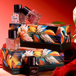 ชุดของขวัญน้ำหอมหรูหรา กลิ่นดอกไม้ ผลไม้ และไม้หอม สำหรับผู้หญิง กลิ่นกุหลาบโรแมนติก บรรจุภัณฑ์รักษ์โลก MOQ ต่ำ สำหรับธุรกิจ B2B ขนาด 10 มล. - Product Image 1