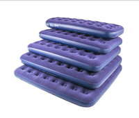 Lit à air gonflable pliable pour l'extérieur, confortable, vente simple, matelas, original