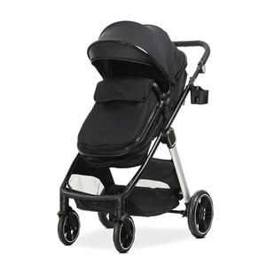 Système de voyage de luxe pour bébé adapté de la <span class=keywords><strong>naissance</strong></span> à 3 ans poussette pour enfants avec tube de cadre en alliage d'aluminium - Product Image 2