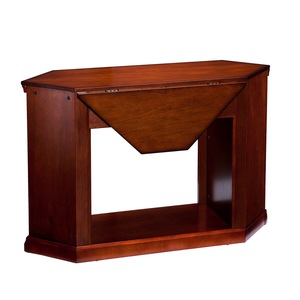 Thiết Kế Thời Trang Là Mufarious Lò Sưởi Điện Màu Nâu Của Góc Nơi - Product Image 2