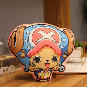 Kawaii Anime Thú nhồi bông đồ chơi 12in Luffy sang trọng Sofa Gối siêu mềm PP bông vải rửa Quà Tặng trẻ em - Product Image 5