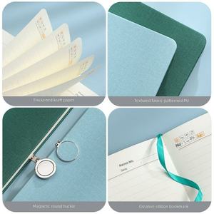 Cuaderno de Viaje Personalizado con Logotipo, Tapa Dura A5, Cuaderno de Cuero PU con Páginas Punteadas, Papel Grueso, Agenda, <span class=keywords><strong>Comprar</strong></span> en Línea - Product Image 4