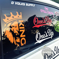 Autocollants de transfert personnalisés pour voitures en gros, imprimés, amovibles, résistants aux intempéries, design tendance, avec logo, pour carrosserie de voiture