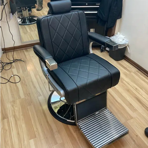 Silla <span class=keywords><strong>de</strong></span> peluquero antigua <span class=keywords><strong>de</strong></span> <span class=keywords><strong>segunda</strong></span> <span class=keywords><strong>mano</strong></span>, estera para Estilismo <span class=keywords><strong>de</strong></span> pelo, en venta - Product Image 1
