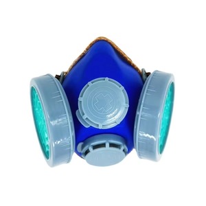CITICITY Reusable Chemical Respirator with Double Filters Anti-Dust Protection Silicone Half <b>Face</b> Mask and Adjustable Nose Clip - Product Image 5