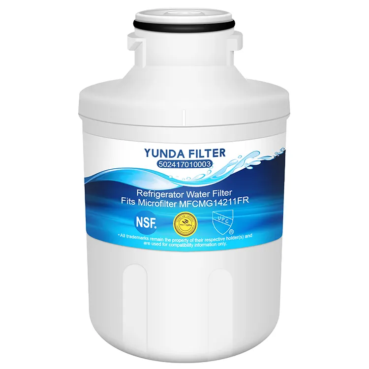 Reemplazo de filtro de agua para refrigerador, compatible con las marcas MFCMG14211FR 502417010003, cartuchos de filtración de agua