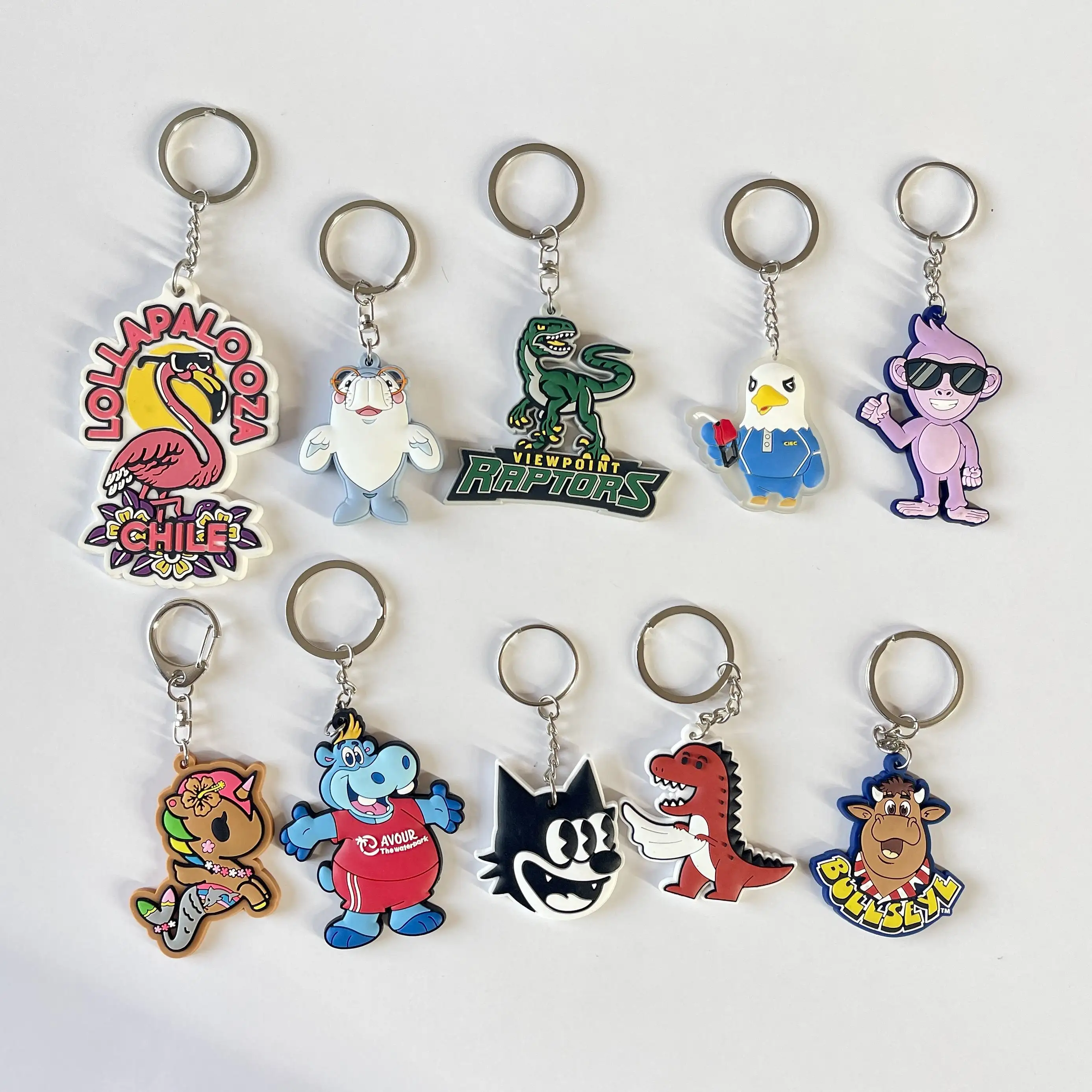 Khuyến Mại 2D 3D Mềm PVC Thư Keychain Tùy Chỉnh Riêng Của Bạn Logo Cao Su Keyring Cá Nhân Tùy Chỉnh Phụ Kiện Móc Chìa Khóa