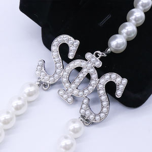 Trendy Zwart Wit Studentenvereniging <span class=keywords><strong>Swing</strong></span> Phi <span class=keywords><strong>Swing</strong></span> Accent Ontwerp Griekse Sps 1969 Soror Sieraden 2 Rijen Parel Ketting Decoratie Ketting - Product Image 3