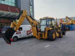 Condition de travail parfaite Chargeur utilisé de CAT 420F de chargeur de pelle rétro de Caterpillar 420F en vente - Product Image 4