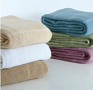 100% cotton thoải mái và ấm áp bệnh viện nhiệt ném chăn Chăn trắng đôi kích thước - Product Image 4