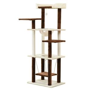 Torre de Escalada para Gatos de 5 Niveles, Moderna, Antideslizante, Resistente al Desgaste, con Textura Natural, Desmontable, para Interiores - Product Image 6