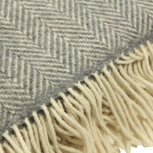 100% 純粋なカシミア冬の織りのブランケットを投げるホーム & ホテル - Product Image 4