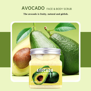 6 colores Aloe Vera Mango limón <span class=keywords><strong>aguacate</strong></span> melocotón <span class=keywords><strong>planta</strong></span> Coco Natural orgánico exfoliante cara cuerpo exfoliante Etiqueta Privada para Baño - Product Image 3