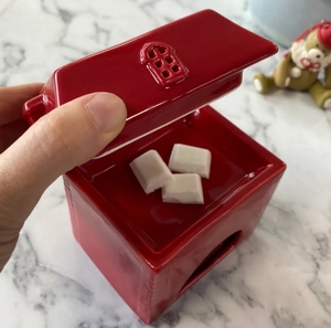 Vente en gros de brûleur à mazout en céramique pour décoration de maison en forme de <span class=keywords><strong>village</strong></span> chauffe-cire pour la maison, la fête et le mariage - Product Image 6