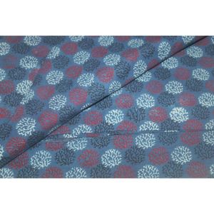 Proveedores de Telas Éticas Hechas a Mano, Tela 100% Algodón Estampada a Mano, Tela Suave Natural Estampada a Mano por Metro - Product Image 2